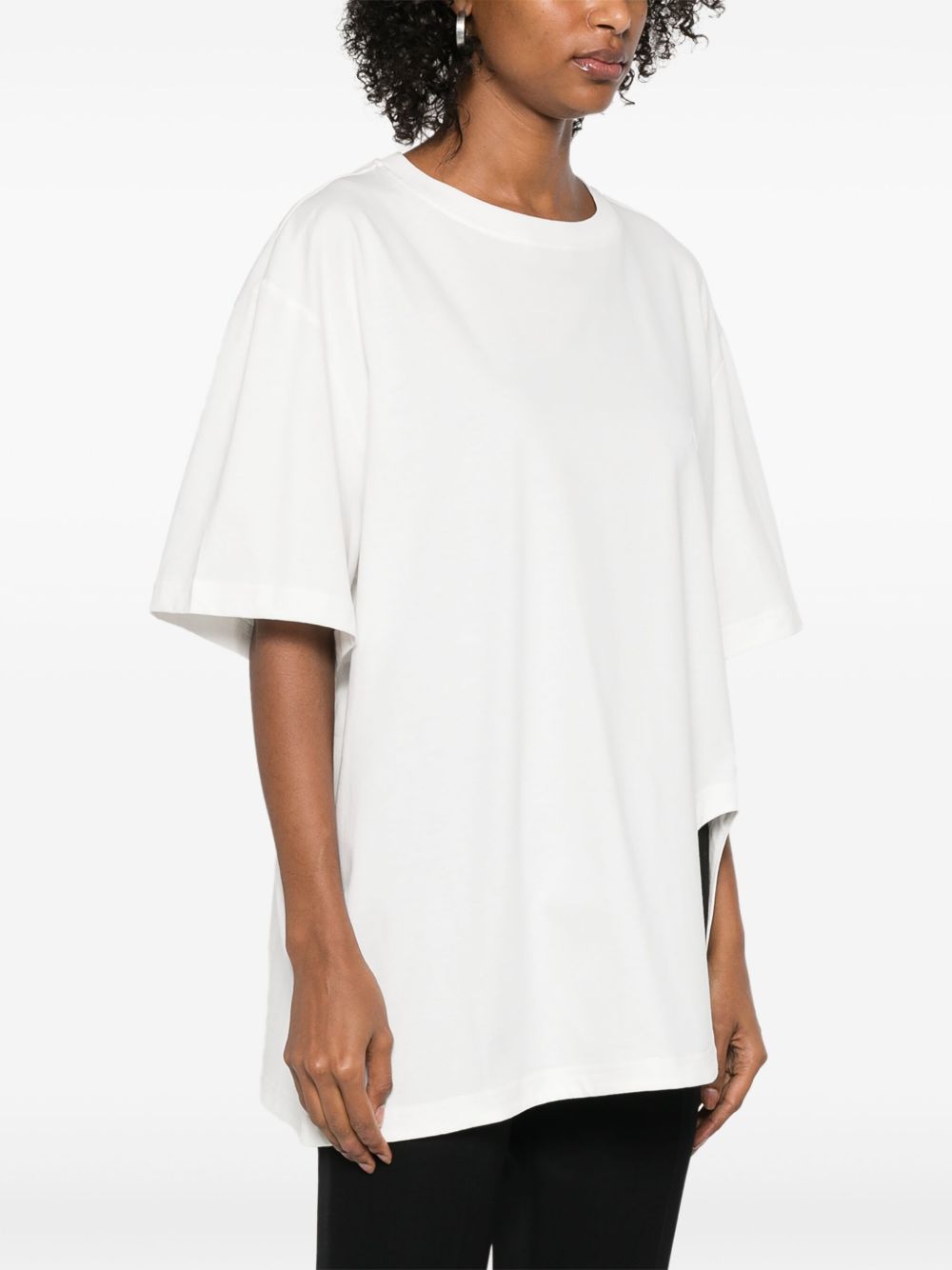 The Attico The Attico Asymmetric cotton t-shirt