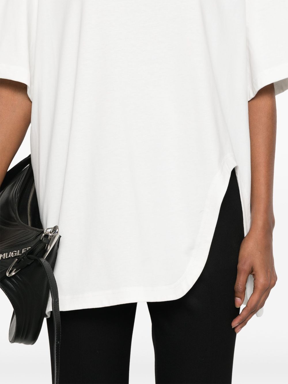 The Attico The Attico Asymmetric cotton t-shirt