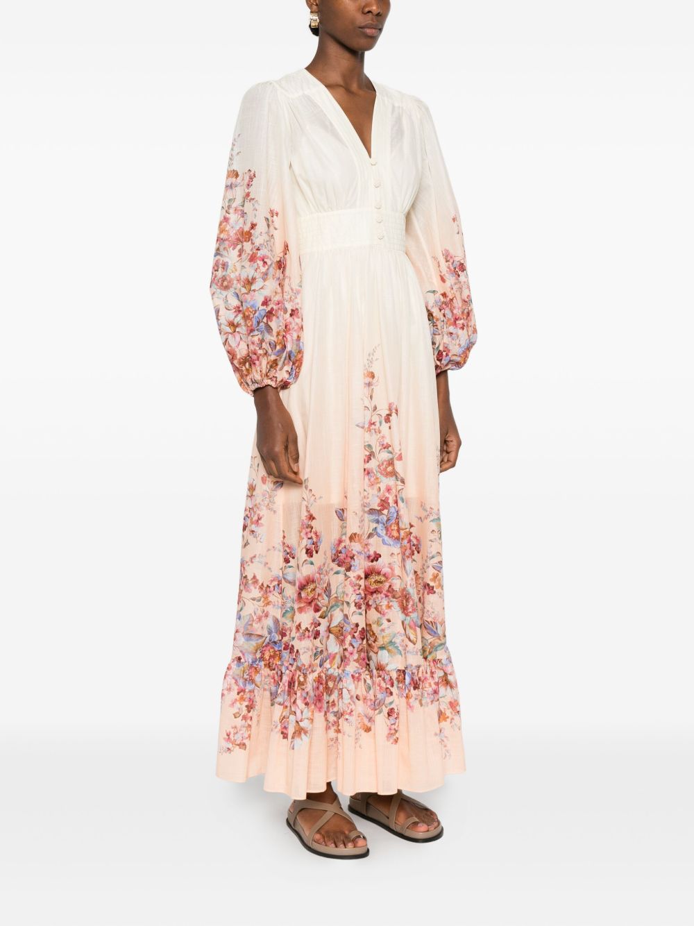 Zimmermann Zimmermann V-neck Awaken cotton maxi dress