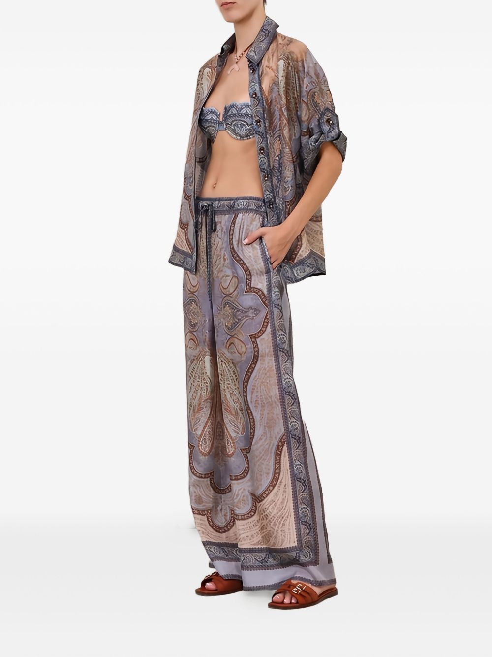 Zimmermann Zimmermann Wanderlust silk trousers