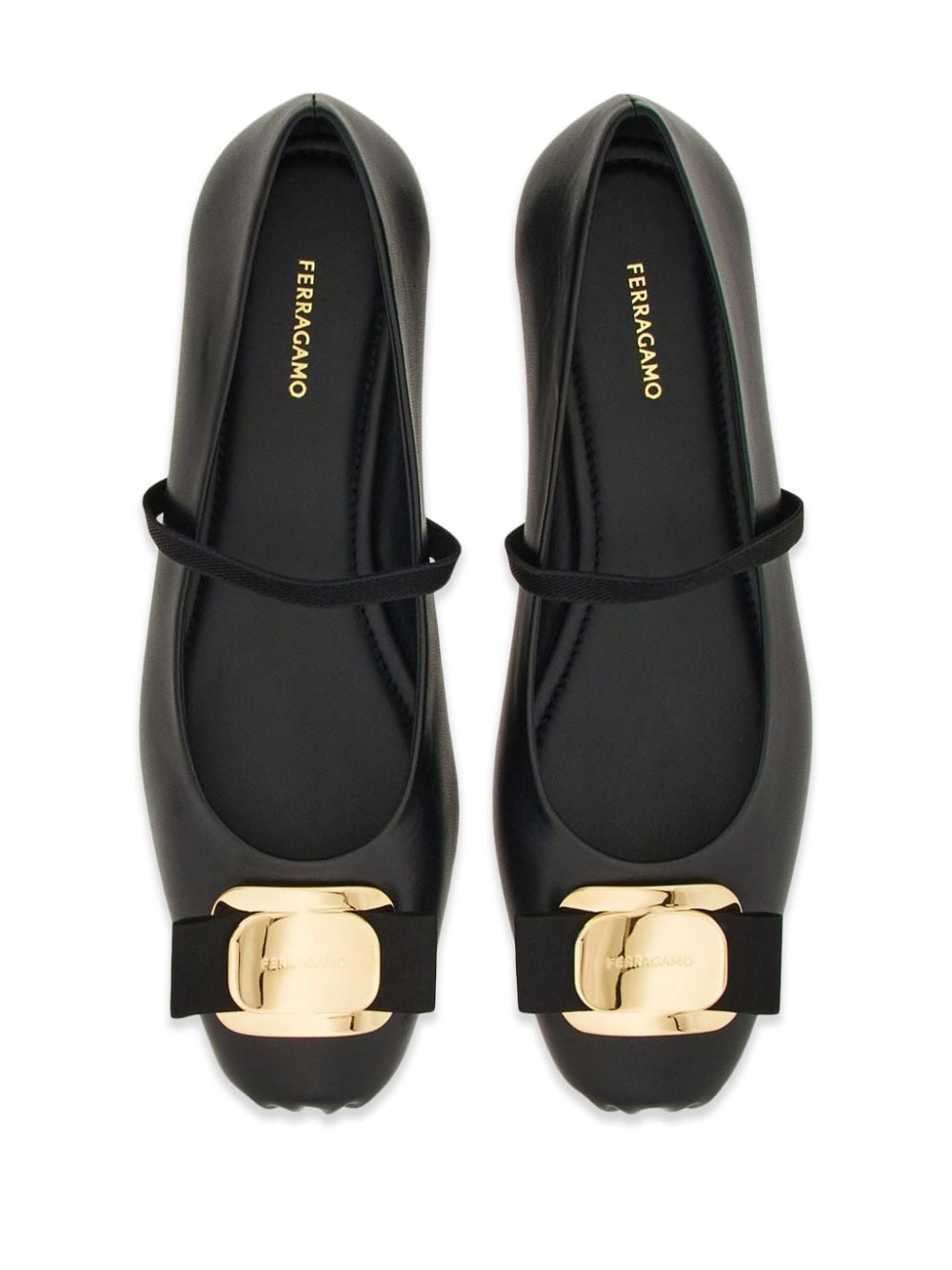 Ferragamo Ferragamo New Vara plate ballet flat