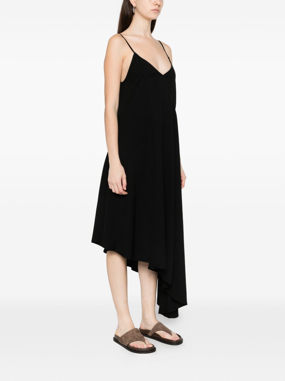 HERSKIND Herskind V-neck Sullivan asymmetric dress