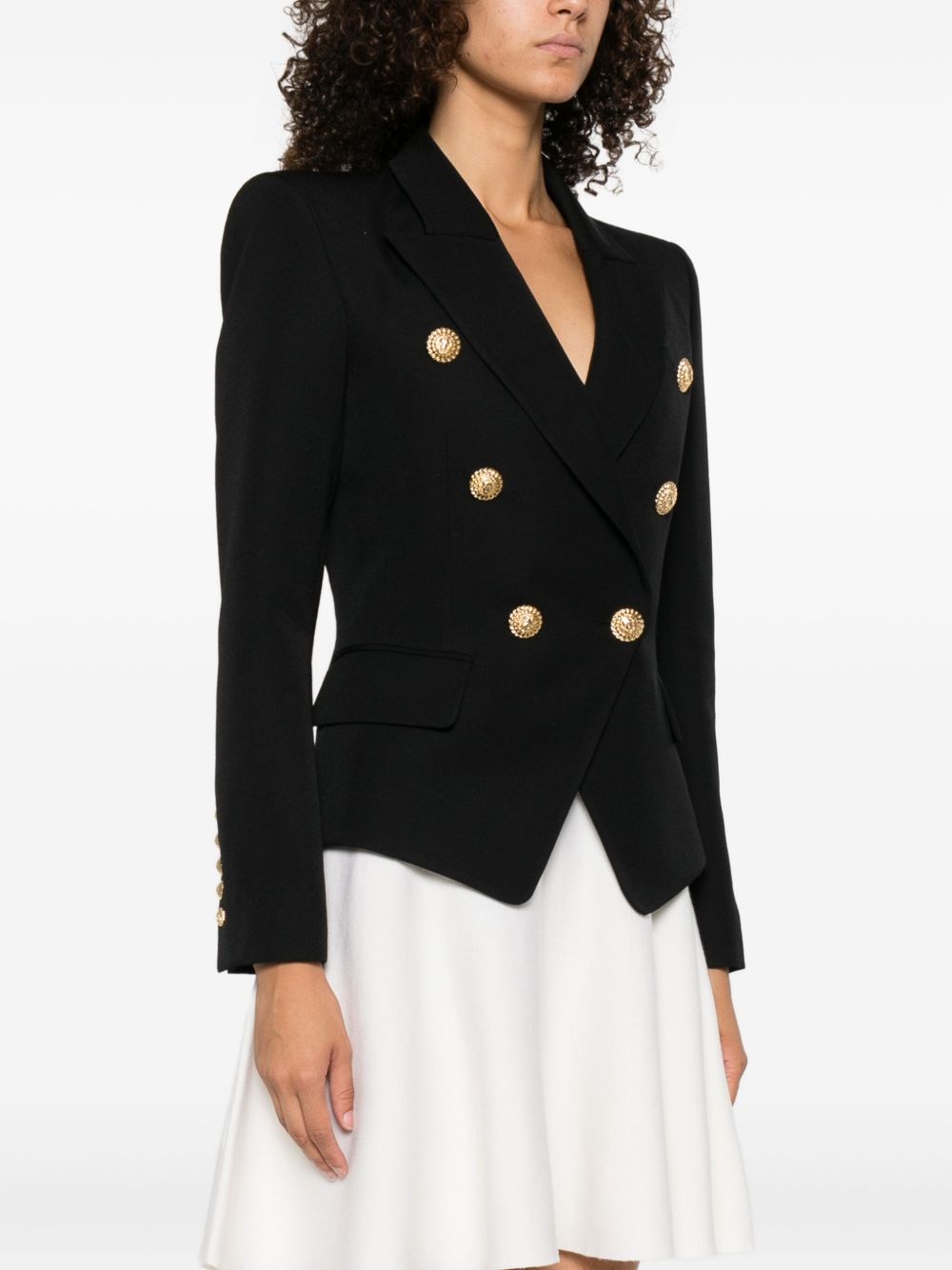 Balmain Balmain Double-Breasted Wool Blazer