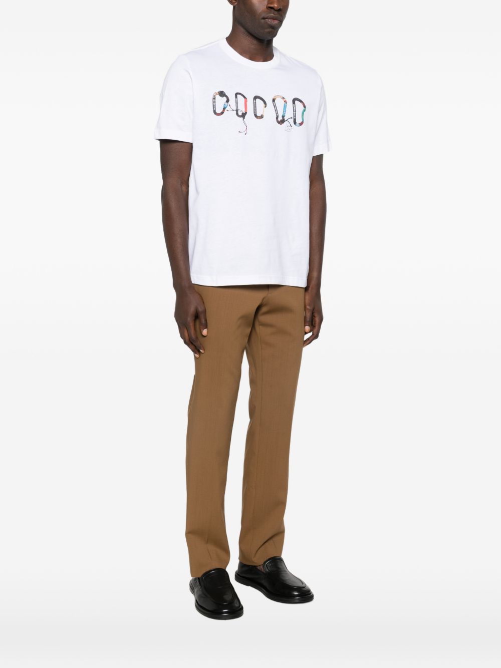 PS By Paul Smith Ps By Paul Smith Carabiner organic cotton t-shirt