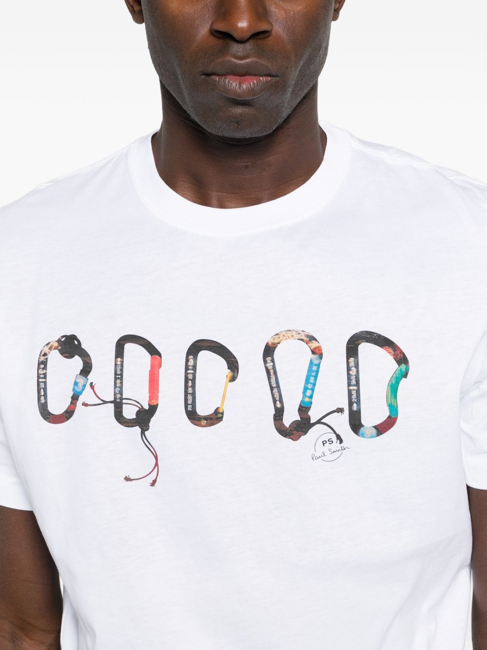 PS By Paul Smith Ps By Paul Smith Carabiner organic cotton t-shirt