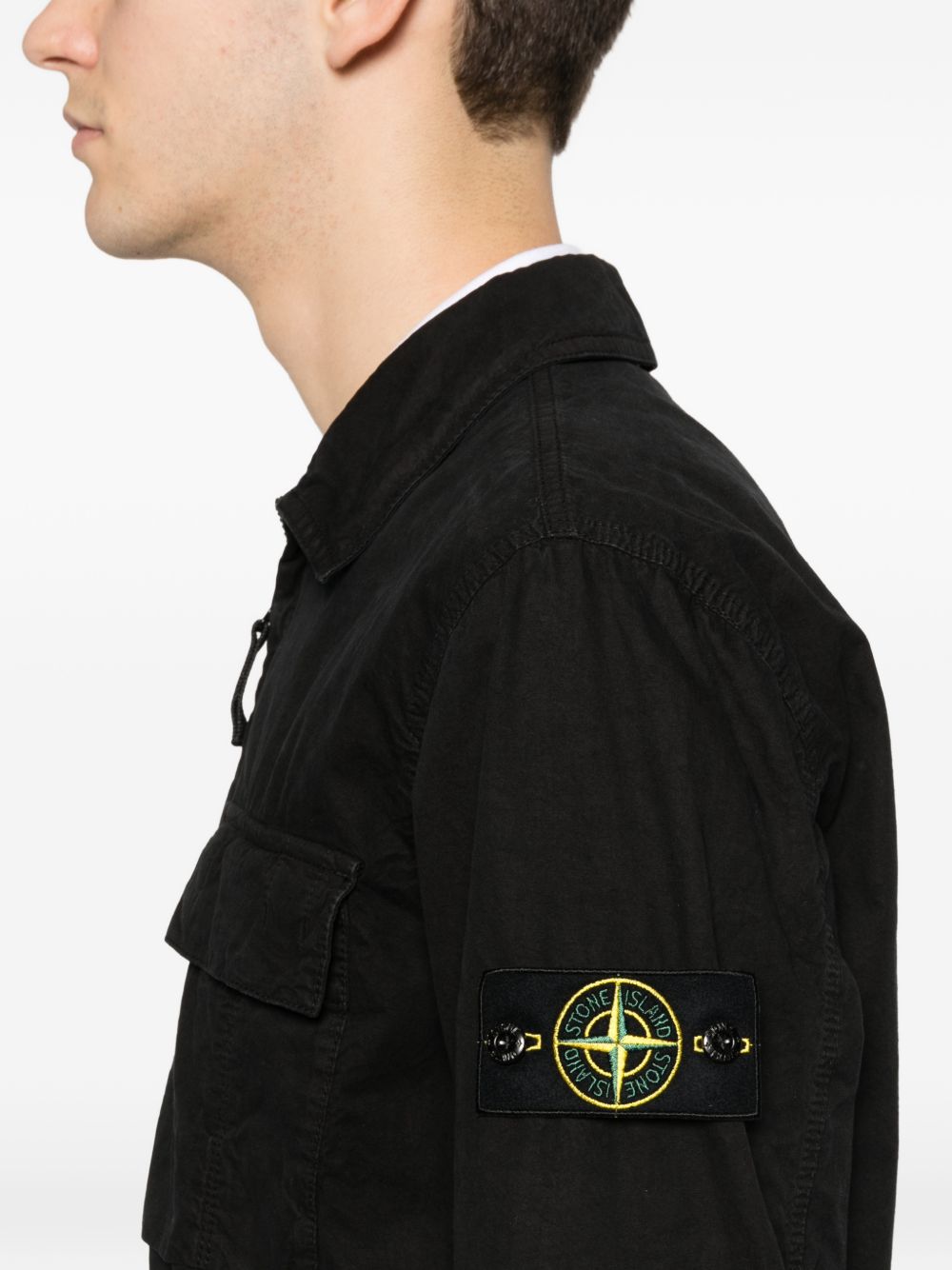 Stone Island STONE ISLAND Shirts BLACK