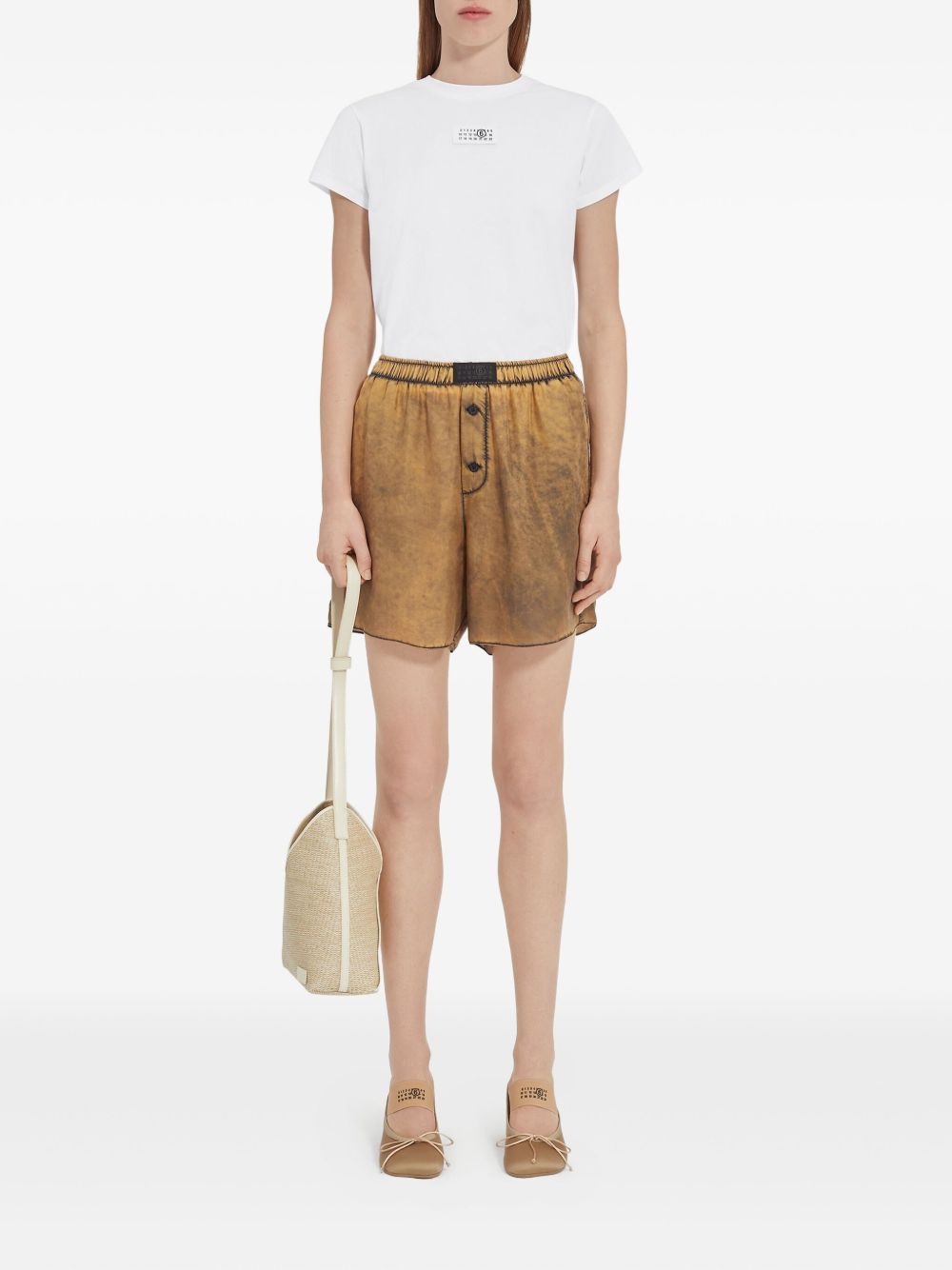 MM6 Maison Margiela MM6 Maison Margiela Logo cotton t-shirt