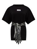 MM6 Maison Margiela MM6 Maison Margiela Gloves-detail cotton t-shirt