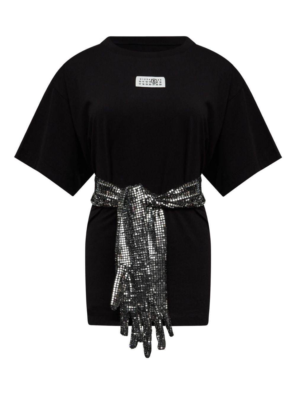 MM6 Maison Margiela MM6 Maison Margiela Gloves-detail cotton t-shirt