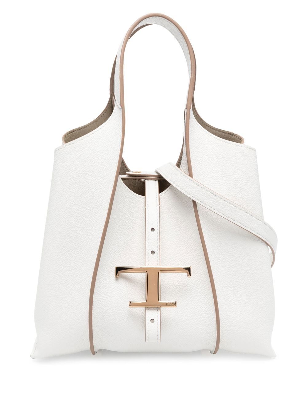 Tod'S Tod'S T Timeless Mini Leather Shopping Bag
