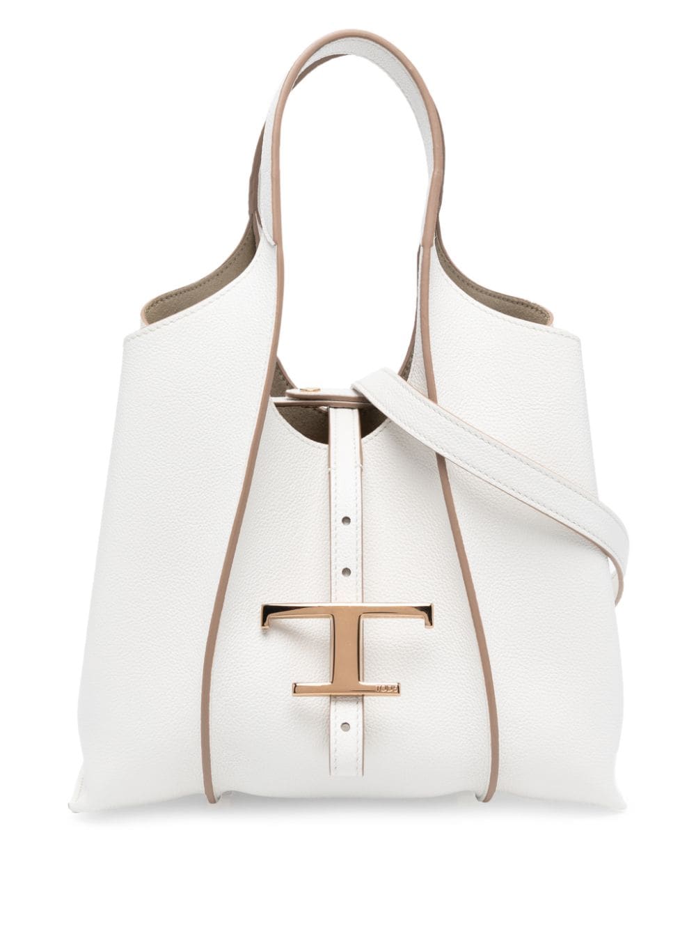 Tod'S Tod'S T Timeless Mini Leather Shopping Bag