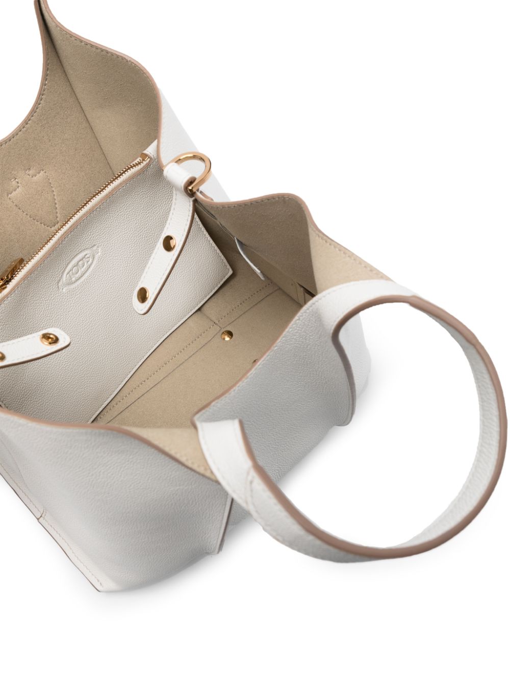 Tod'S Tod'S T Timeless Mini Leather Shopping Bag