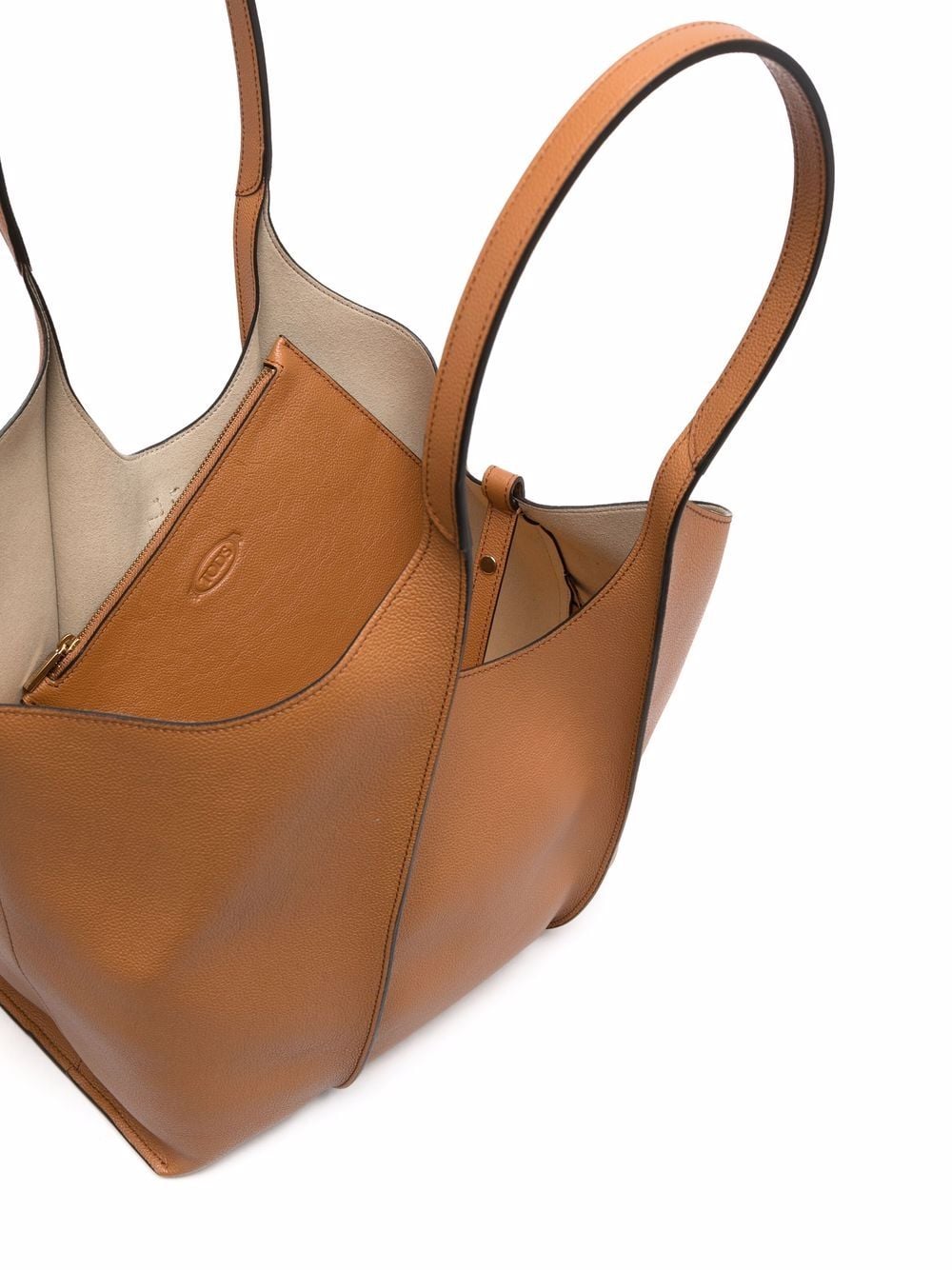 Tod'S Tod'S T Timeless Shopping Bag In Leather Small