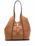 Tod'S Tod'S T Timeless Shopping Bag In Leather Small