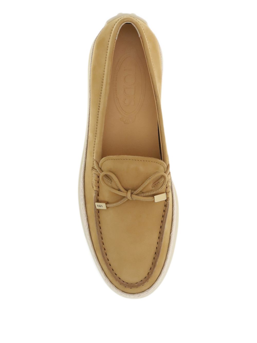 Tod'S Tod'S Nubuck Moccasin Loafers