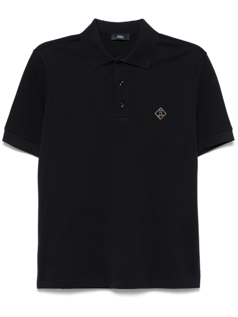HERNO Herno Logo cotton polo shirt