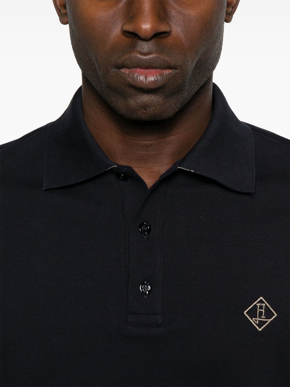 HERNO Herno Logo cotton polo shirt