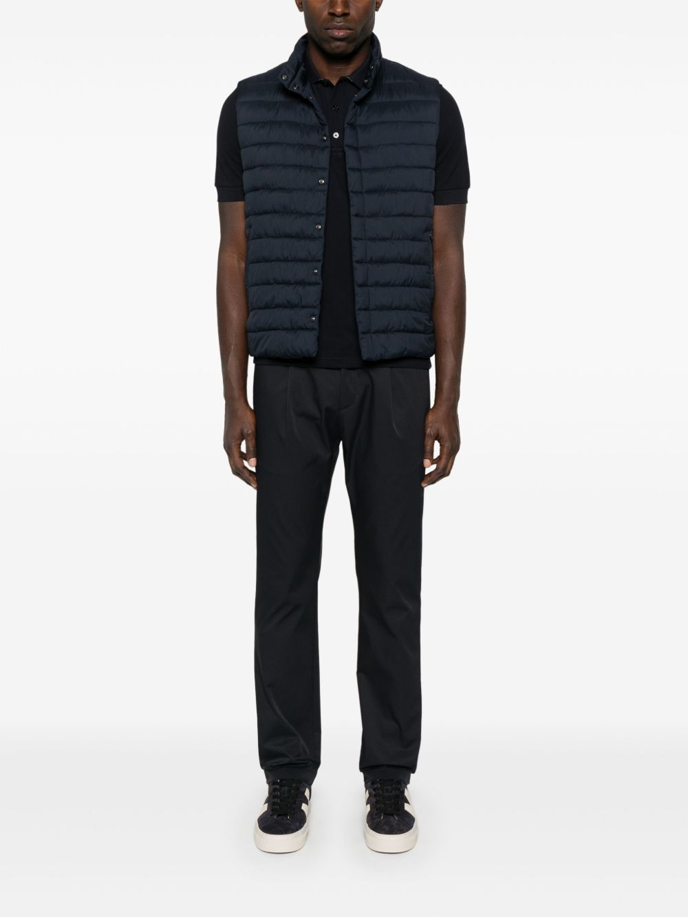 HERNO Herno Logo cotton polo shirt