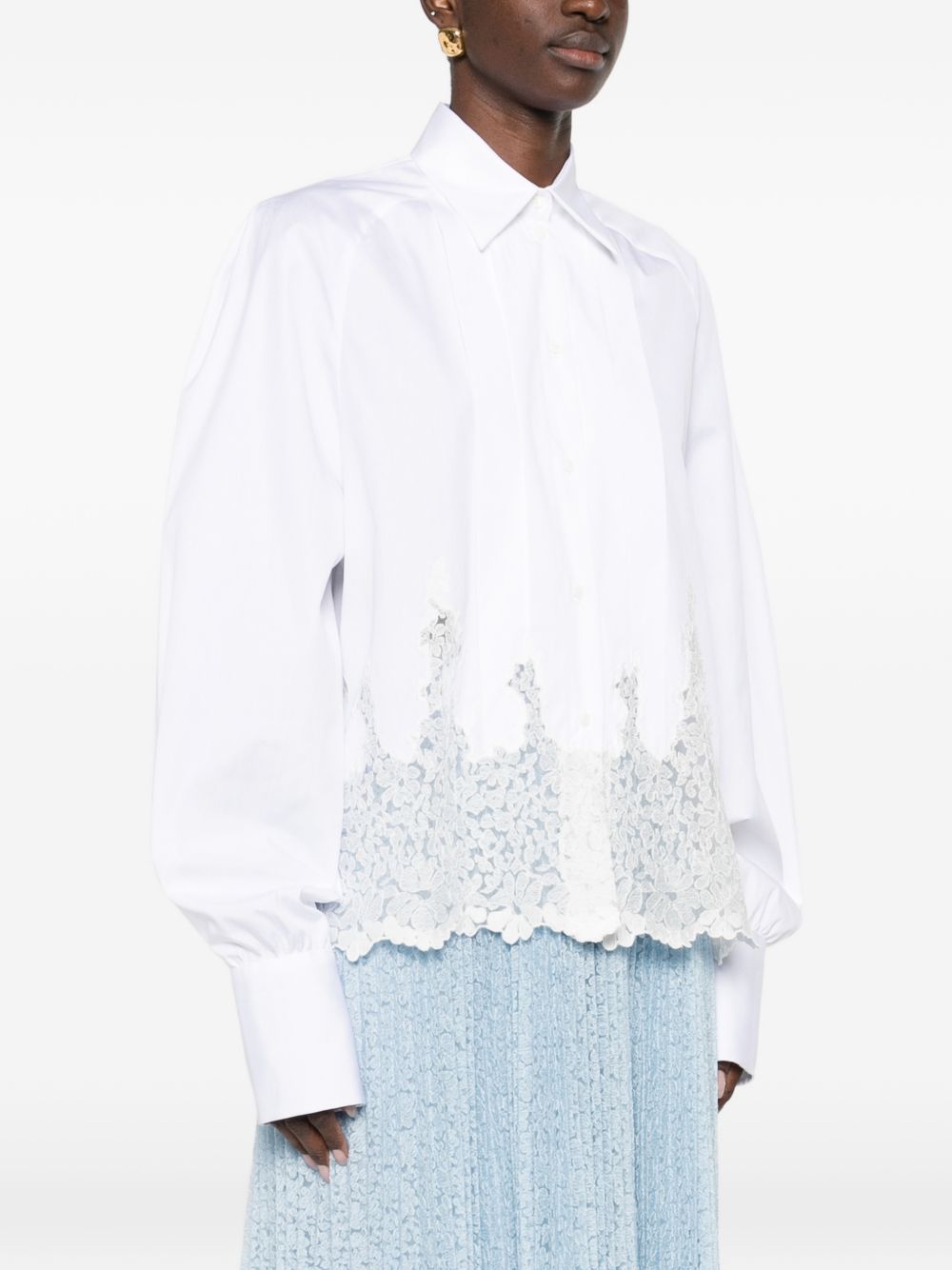 Ermanno Scervino Ermanno Scervino Cotton embroidered shirt