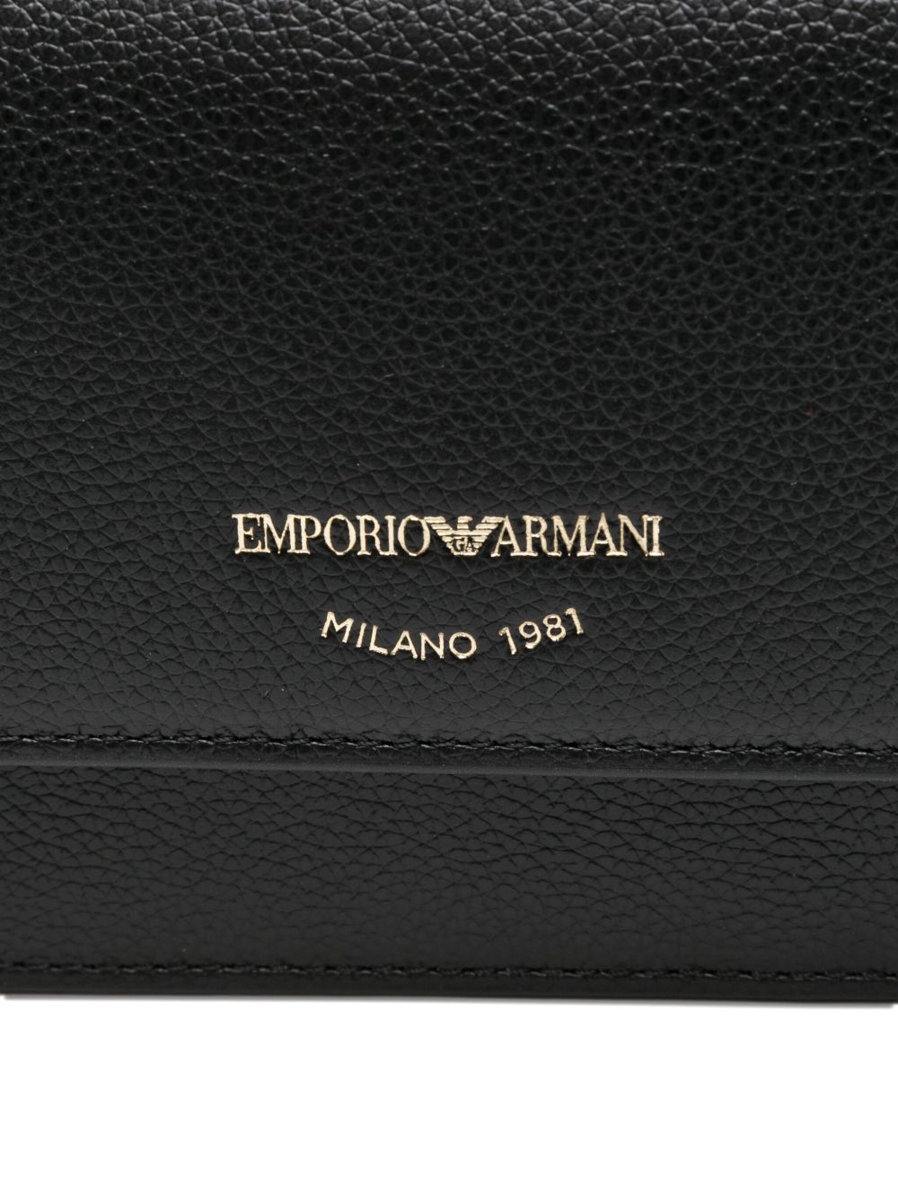 Emporio Armani Emporio Armani Mini Bag In Tumbled Leather