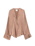 Forte Forte Forte Forte V-neck Silk satin shirt