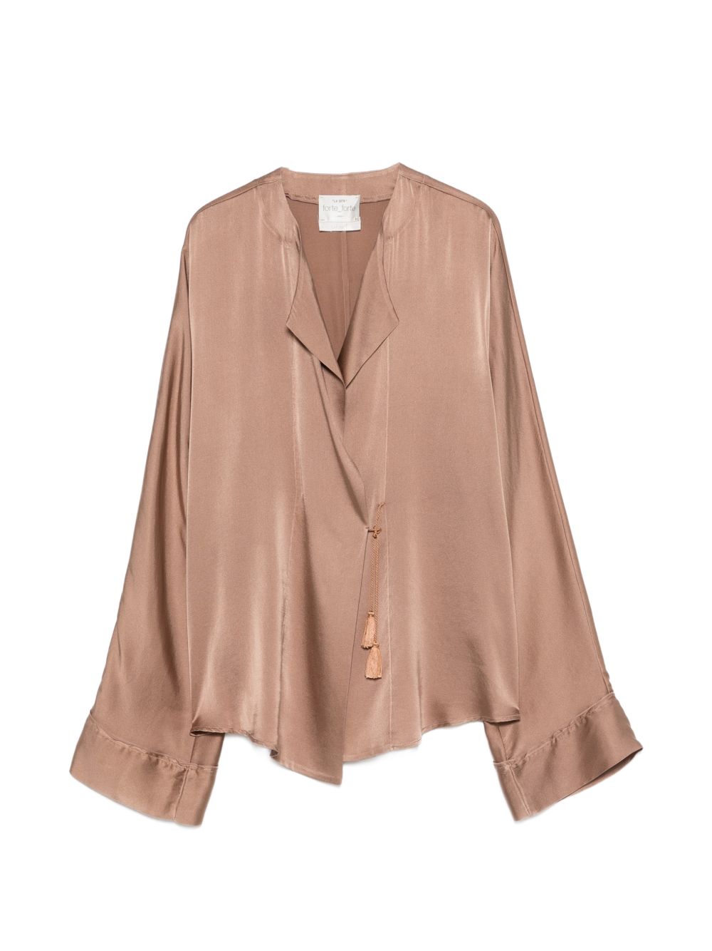 Forte Forte Forte Forte V-neck Silk satin shirt