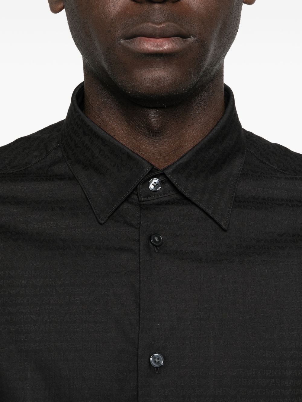 Emporio Armani Emporio Armani Logo cotton shirt