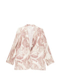 Alysi Alysi Printed single-breasted jacket