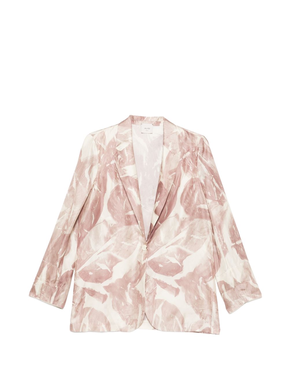 Alysi Alysi Printed single-breasted jacket