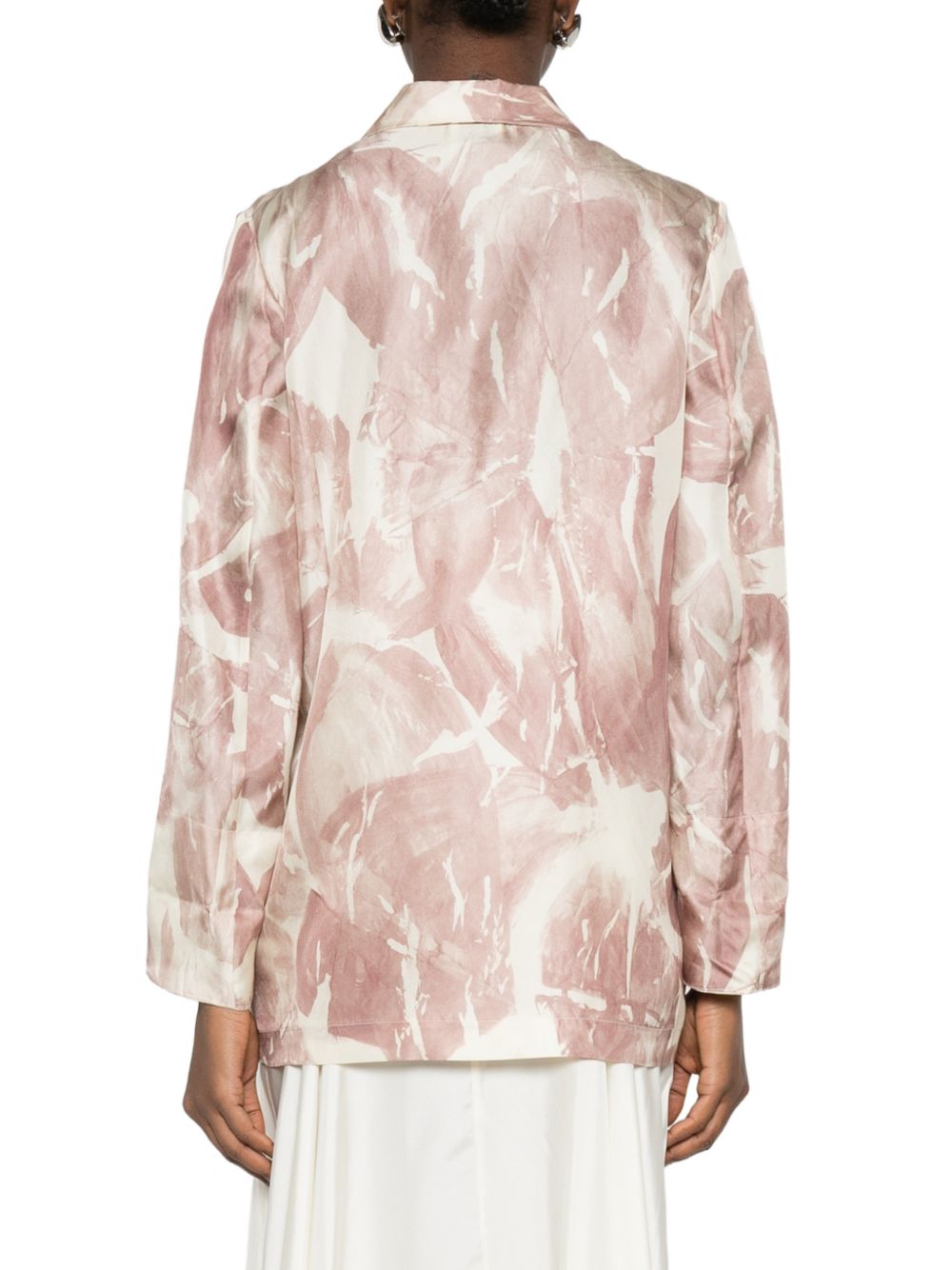 Alysi Alysi Printed single-breasted jacket