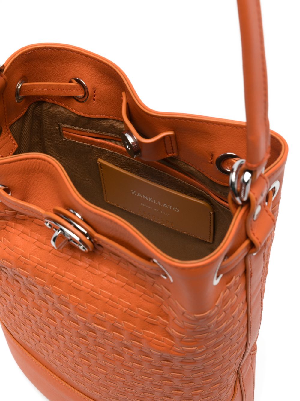 Zanellato Zanellato Monda'® Small Bag In Orange Sicilian Mosaic
