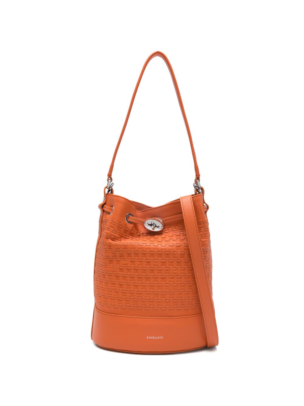 Zanellato Zanellato Monda'® Small Bag In Orange Sicilian Mosaic