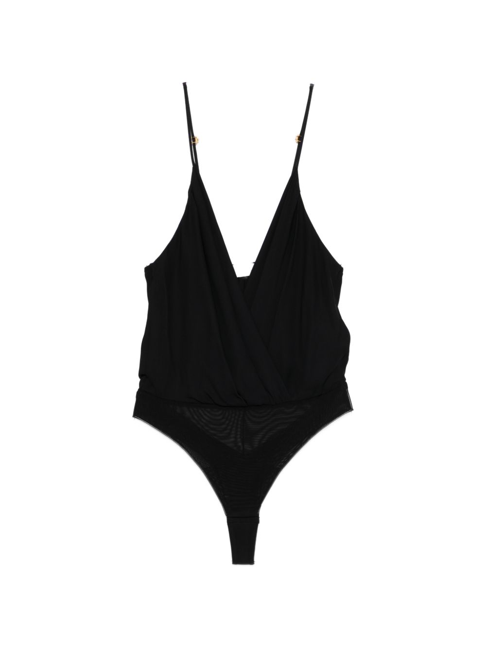 Elisabetta Franchi Elisabetta Franchi V-neck adjustable shoulder straps brief cut Bodysuit
