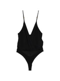 Elisabetta Franchi Elisabetta Franchi V-neck adjustable shoulder straps brief cut Bodysuit