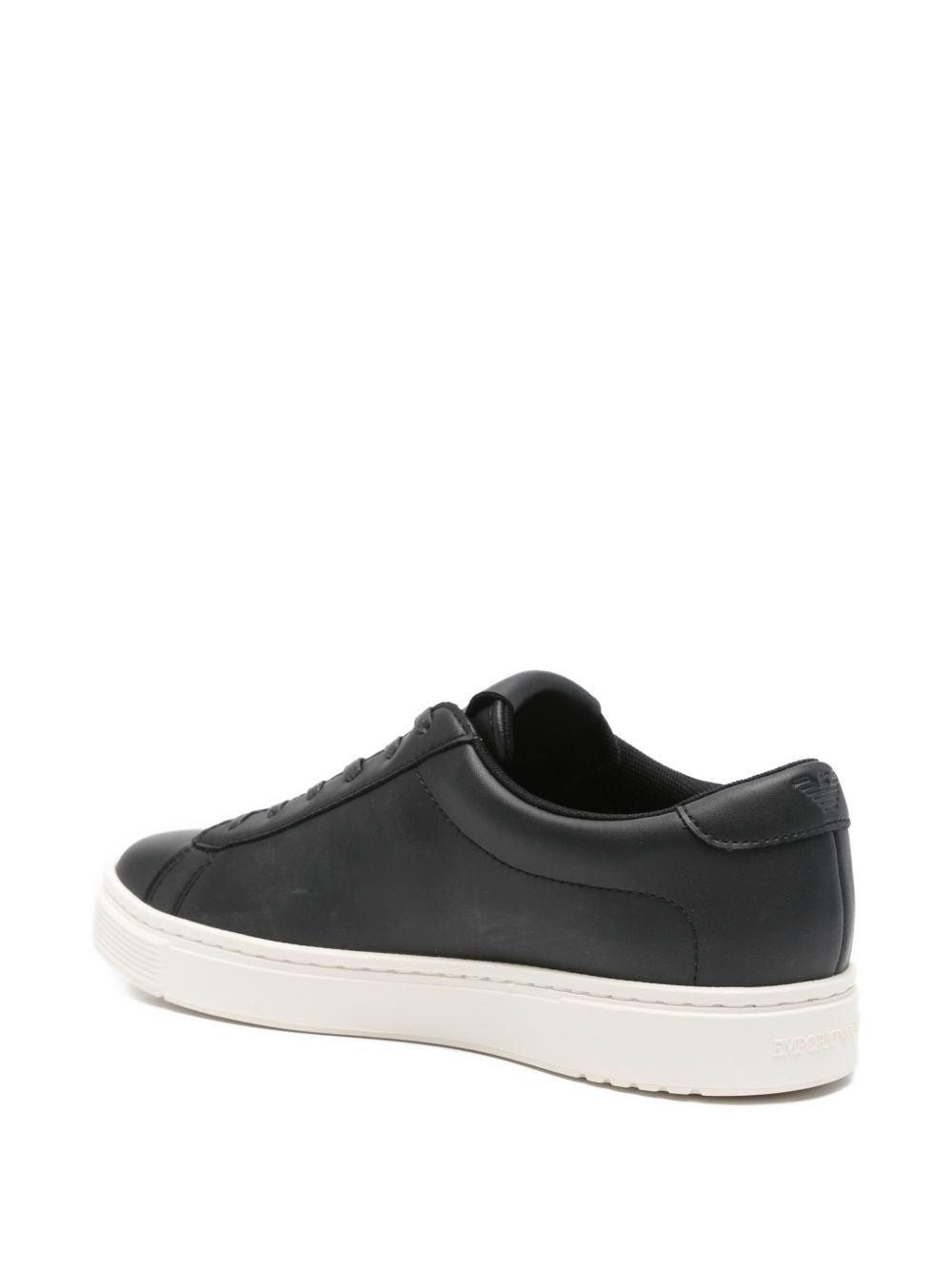 Emporio Armani Emporio Armani leather lace-up sneakers