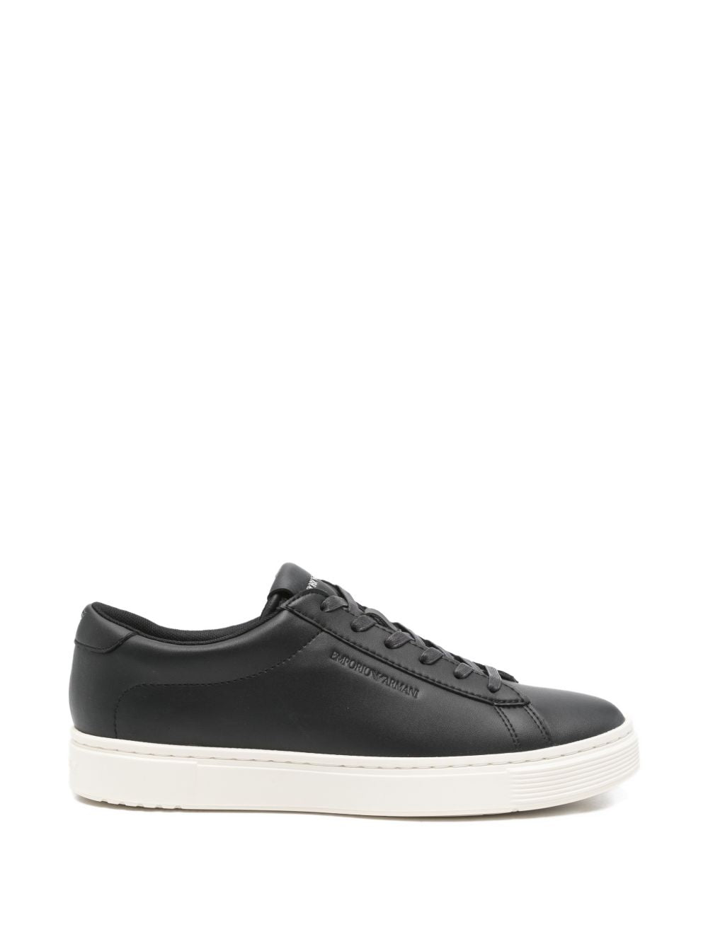 Emporio Armani Emporio Armani leather lace-up sneakers