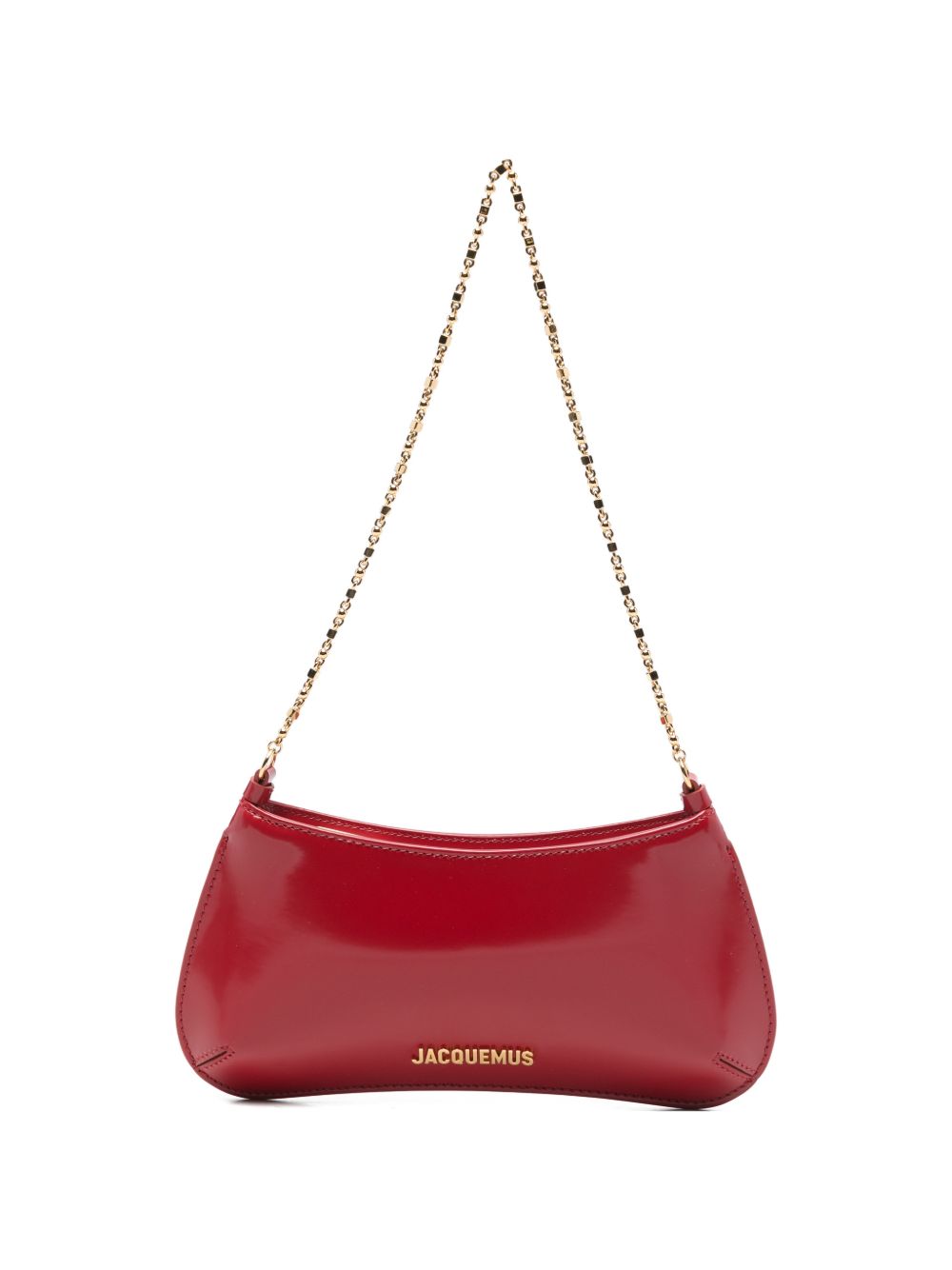 JACQUEMUS Jacquemus Le Petit Bisou Chaine leather shoulder bag