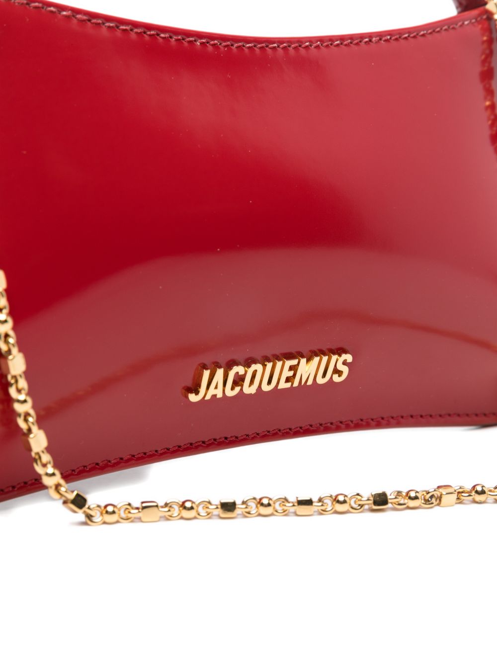 JACQUEMUS Jacquemus Le Petit Bisou Chaine leather shoulder bag