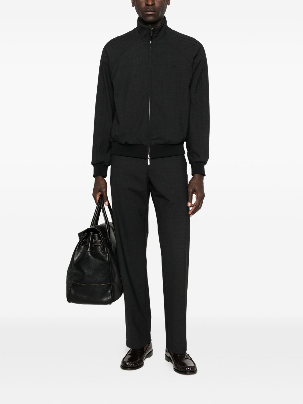 Emporio Armani Emporio Armani Wool blend trousers