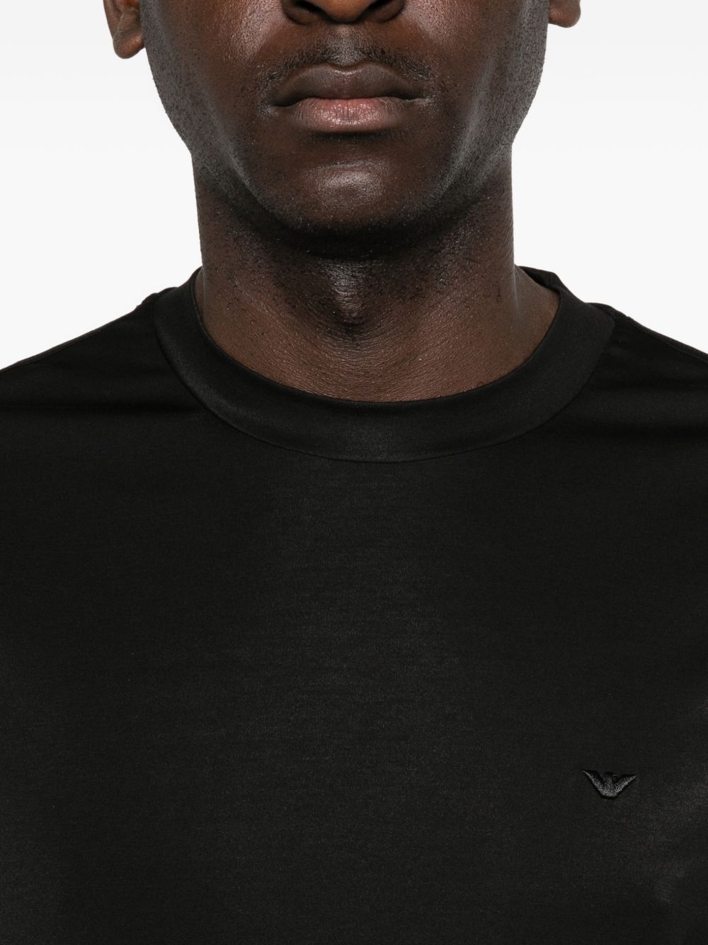 Emporio Armani Emporio Armani Modal and silk blend t-shirt
