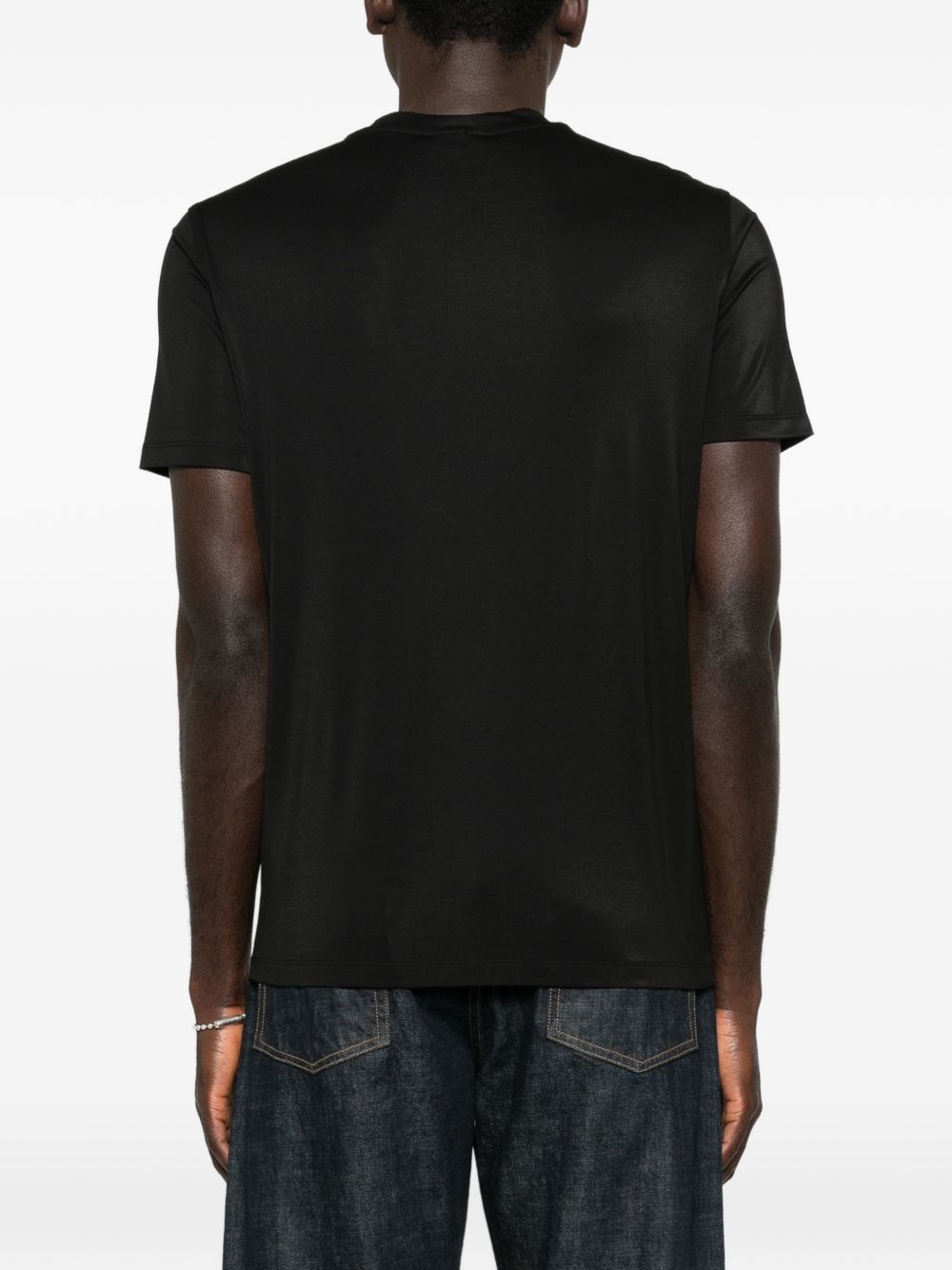 Emporio Armani Emporio Armani Modal and silk blend t-shirt