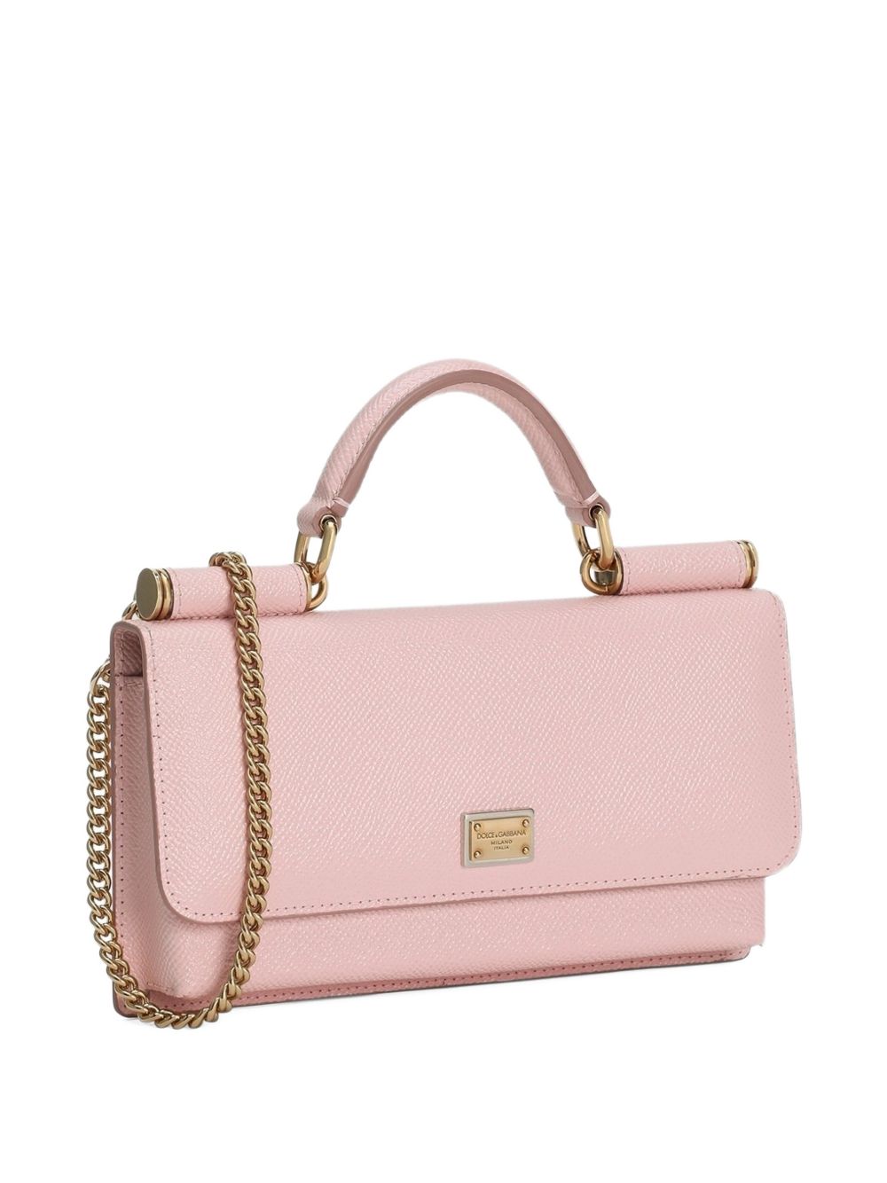 Dolce & Gabbana Dolce & Gabbana-Miss Sicily mini bag in pink leather