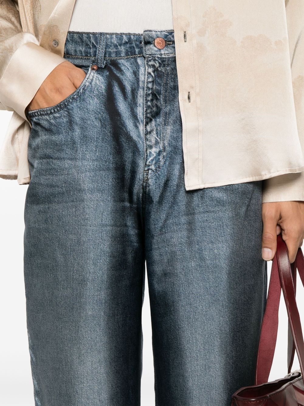 Pierre Louis Mascia Pierre Louis Mascia Silk trousers