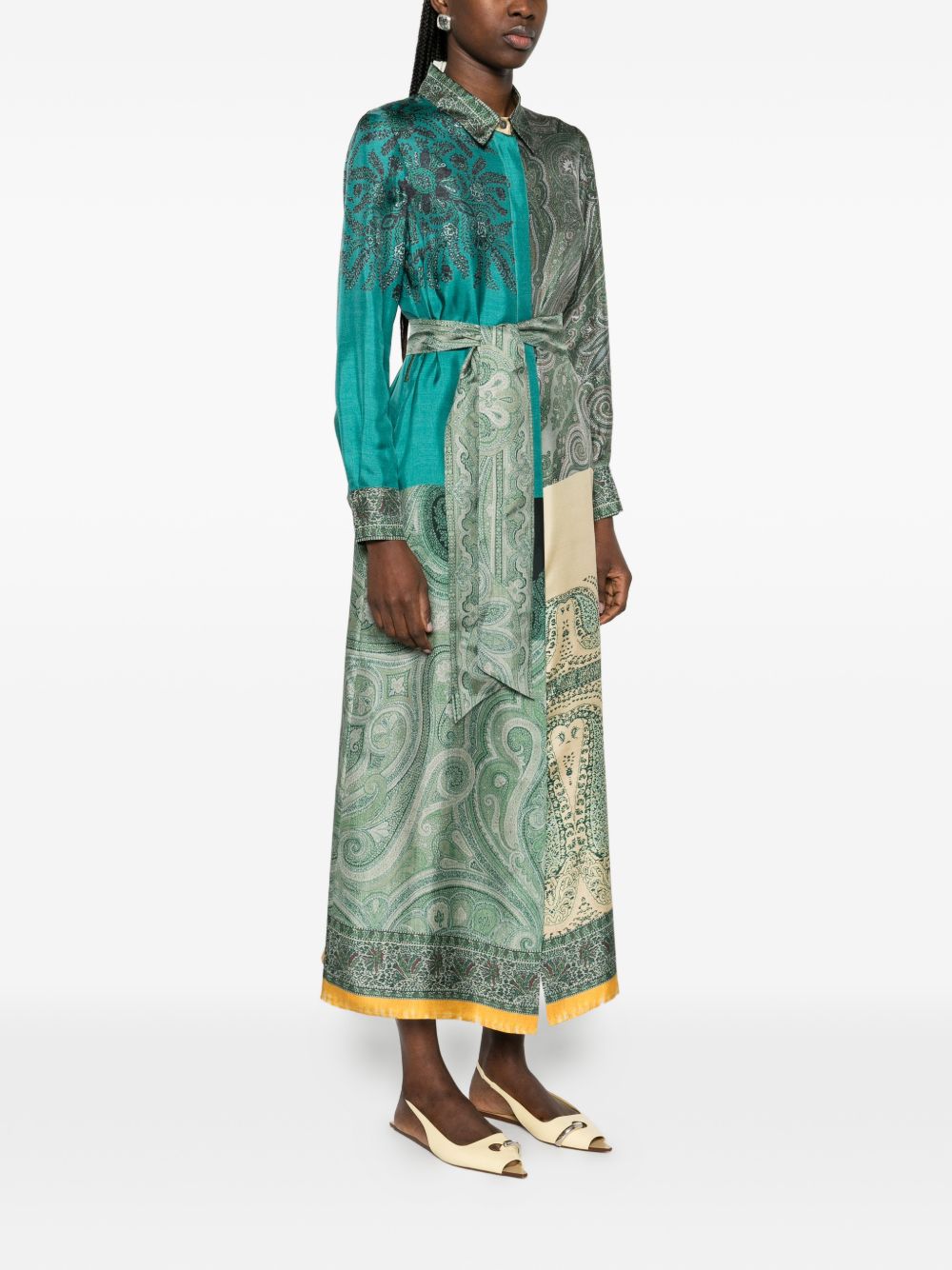 Pierre Louis Mascia Pierre Louis Mascia Printed silk dress