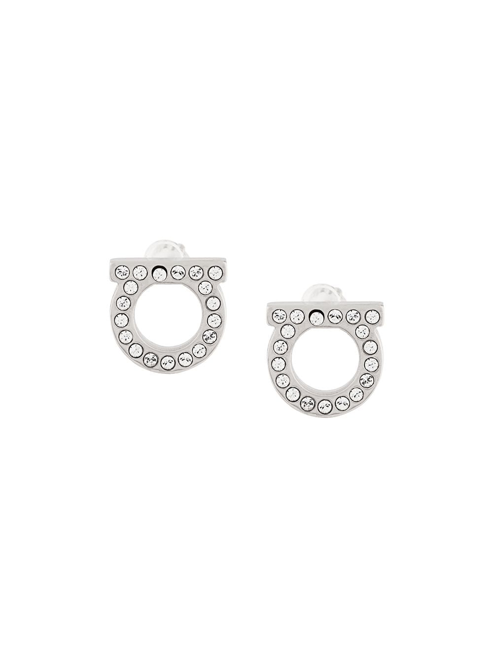 Ferragamo Ferragamo Gancini Crystals Earrings