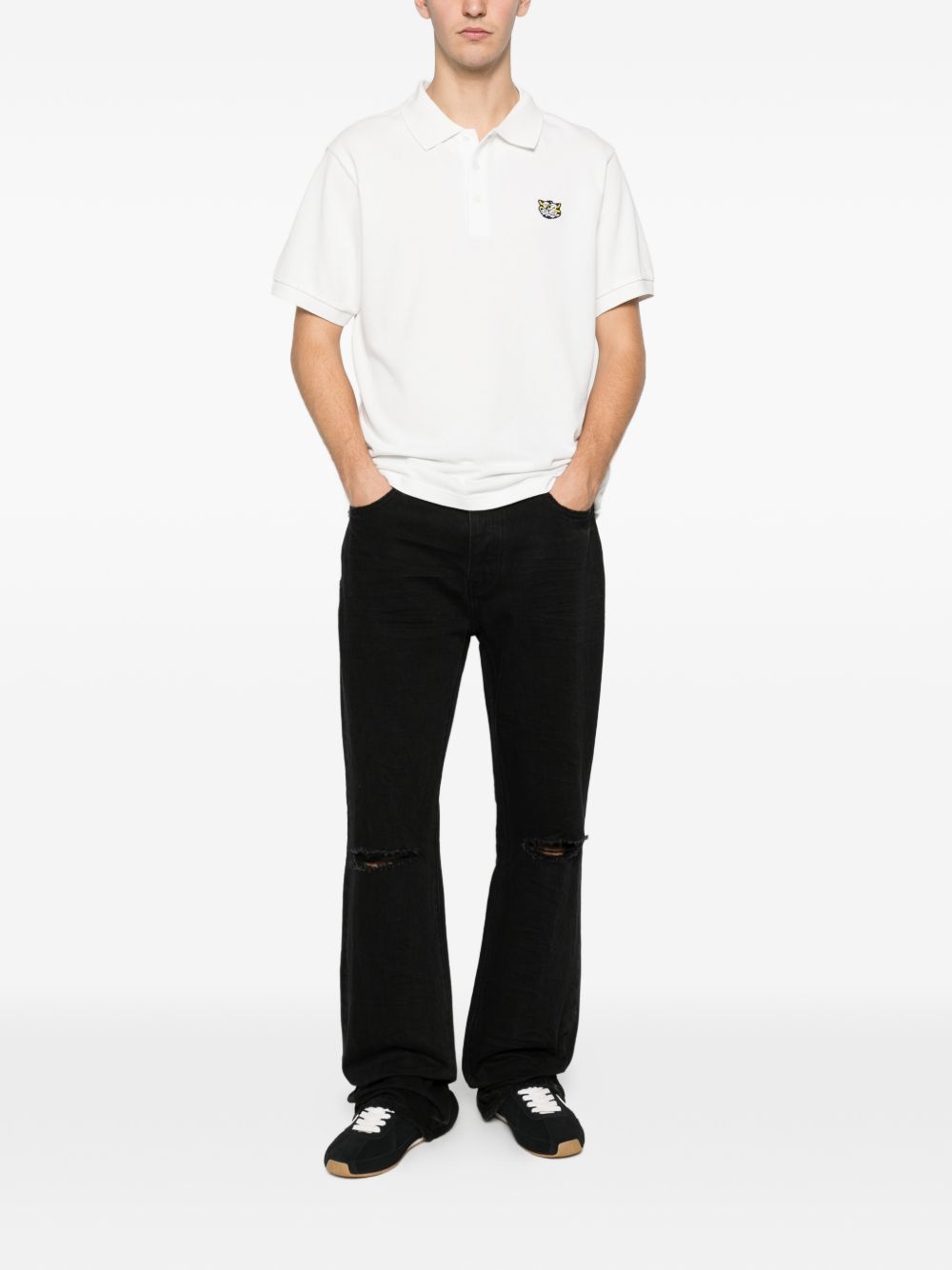 Kenzo Kenzo Wild Tiger cotton polo shirt