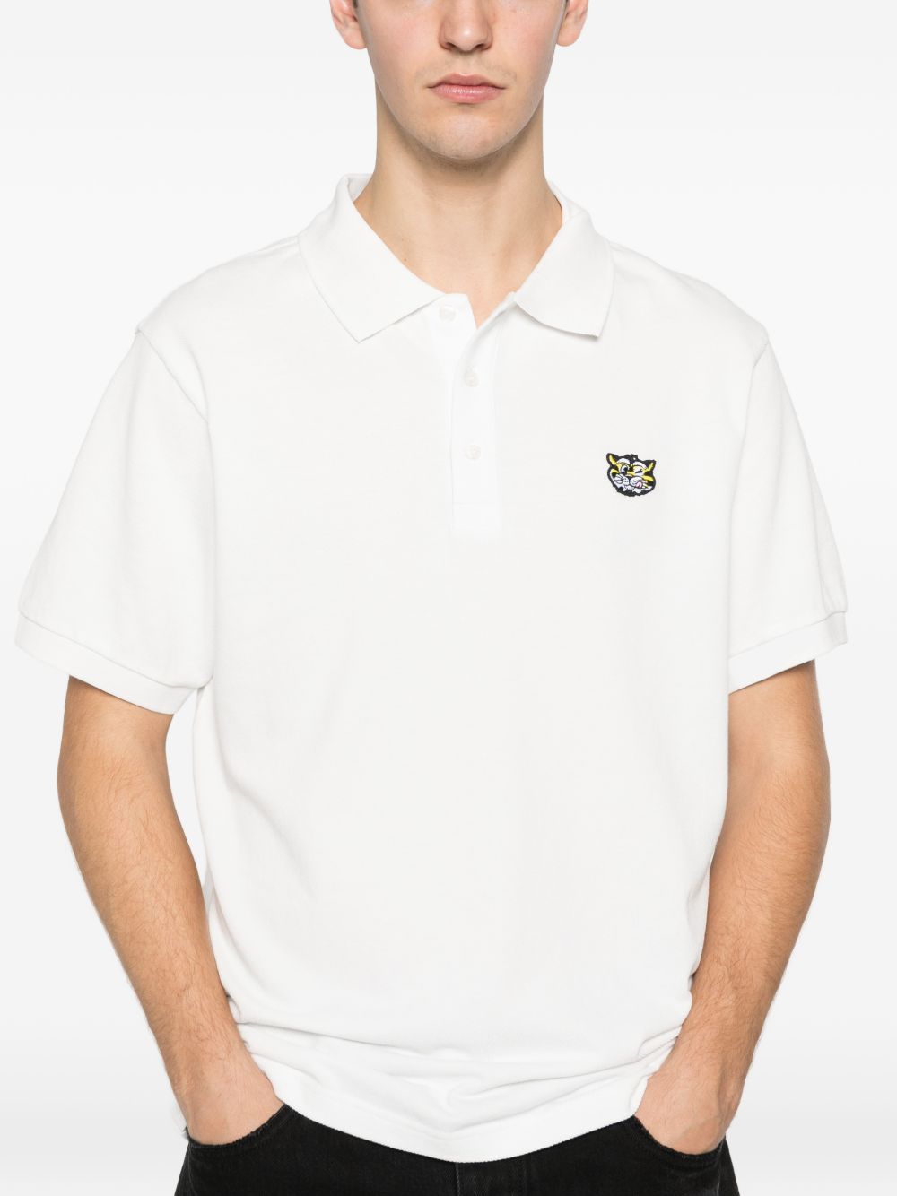 Kenzo Kenzo Wild Tiger cotton polo shirt