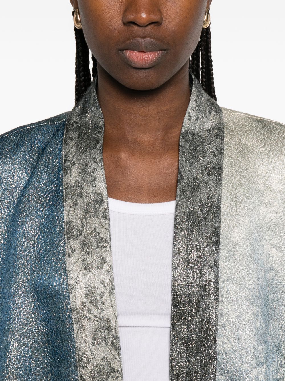 Pierre Louis Mascia Pierre Louis Mascia Printed kimono jacket