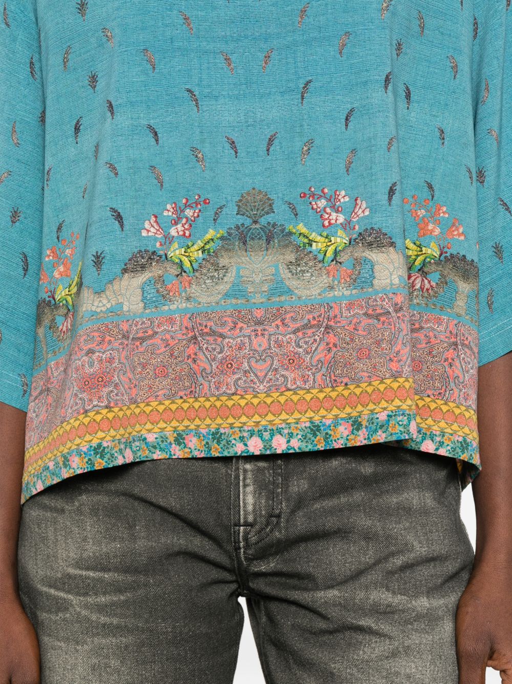 Pierre Louis Mascia Pierre Louis Mascia Printed silk blouse