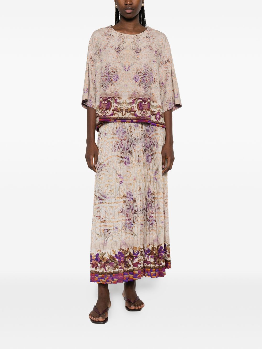 Pierre Louis Mascia Pierre Louis Mascia Printed silk blouse